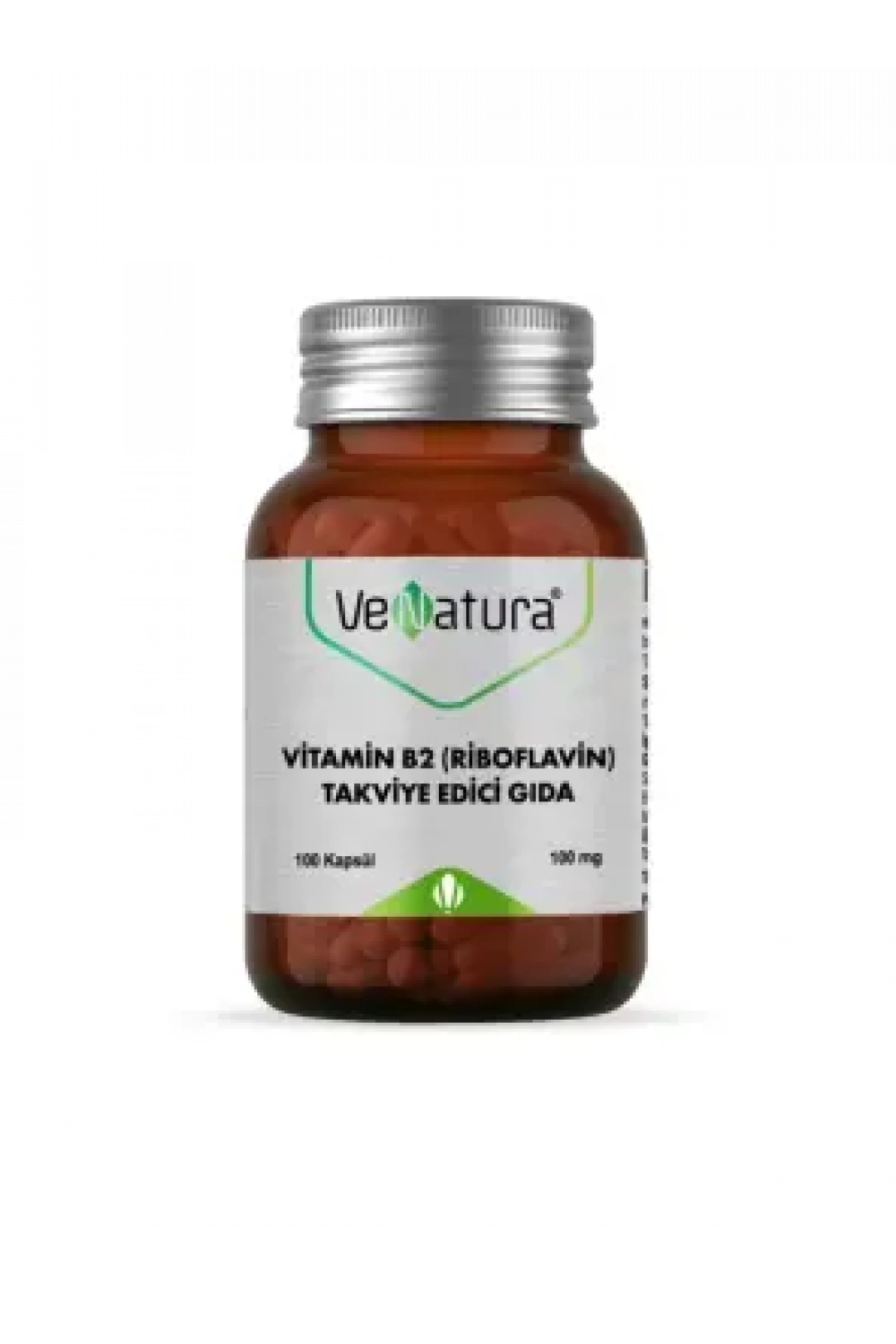 VeNatura Vitamin B2 -Riboflavin- Takviye Edici Gıda 100 kapsül