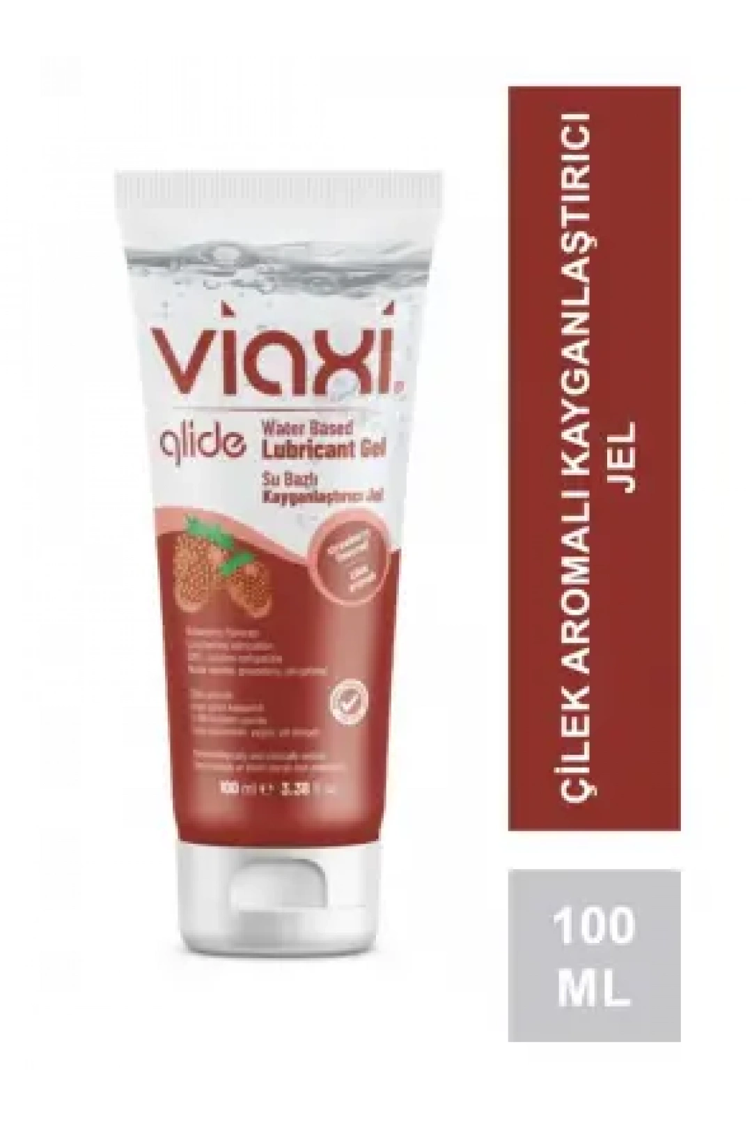 Viaxi Glide Jel Çilek Aromalı 100 ml