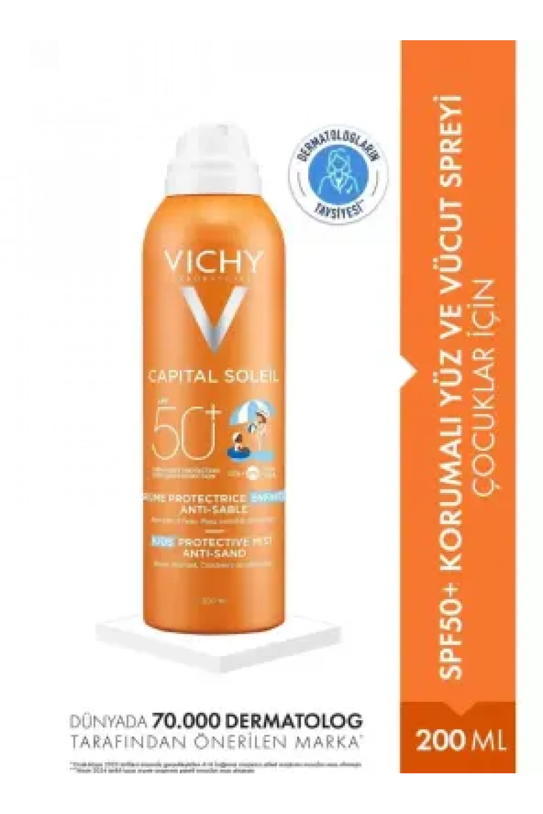Vichy Capital Soleil Anti-Sand Mist Children Spf50+ 200 ml