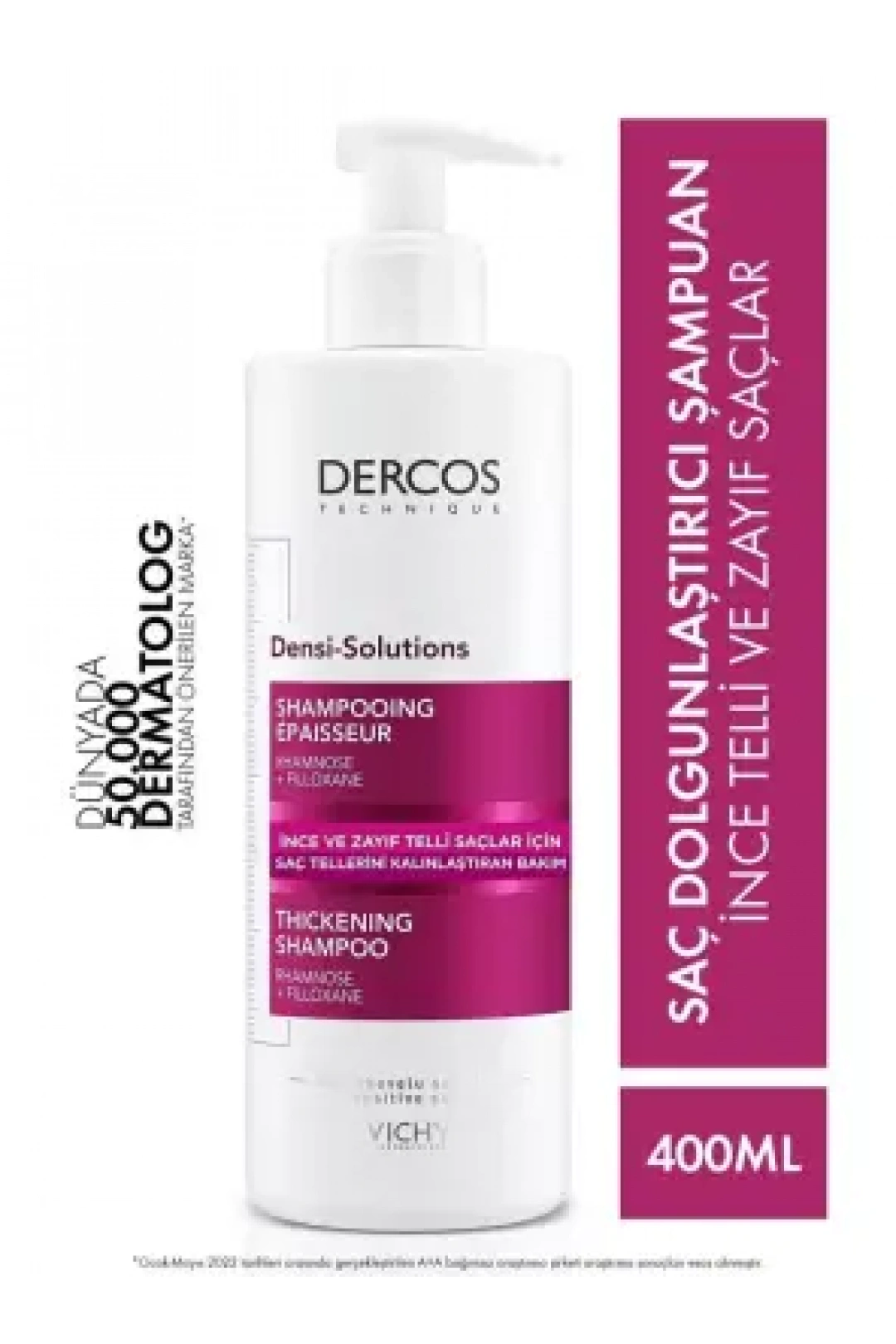 Vichy Dercos Densi-Solution İnce ve Zayıf Saçlar İçin Şampuan 400 ml