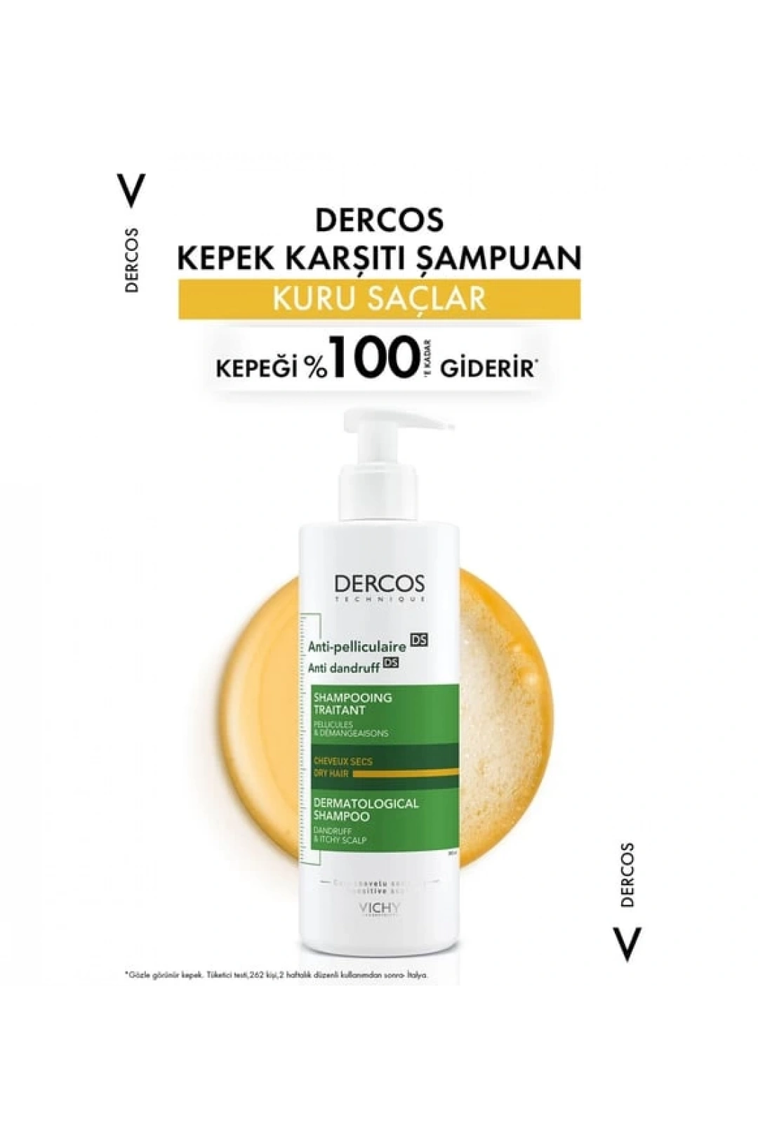 Vichy Dercos Kepek Karşıtı Şampuan -Normal-Yağlı saçlar- 390ml