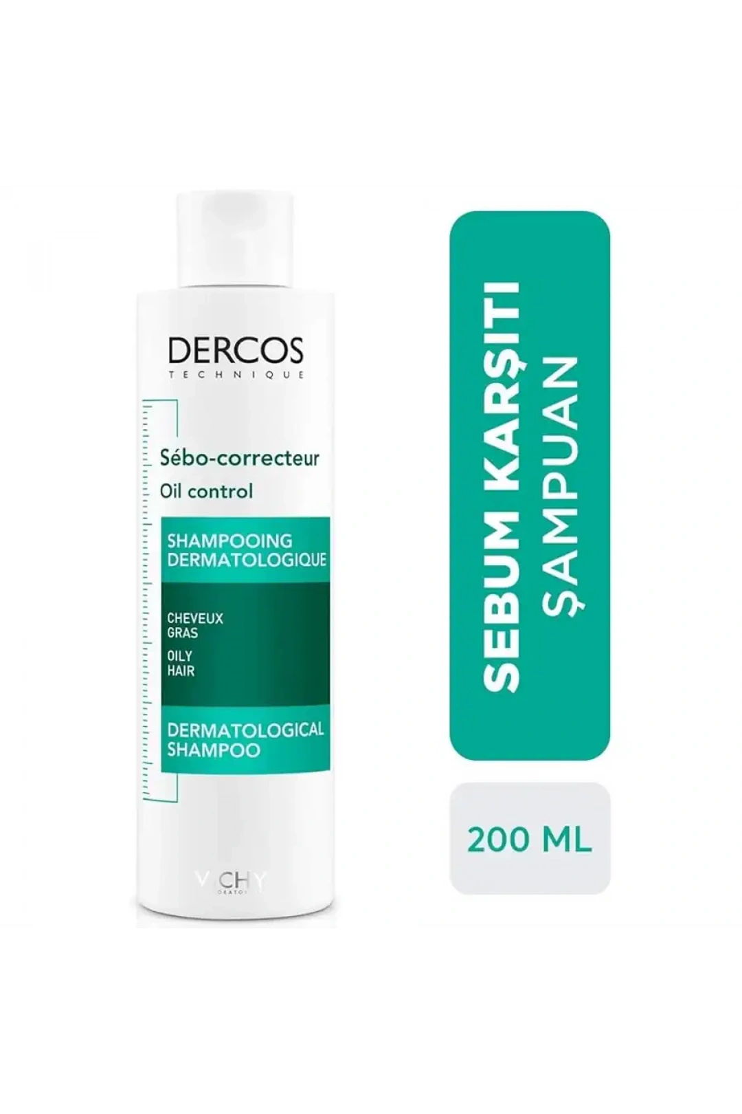 Vichy Dercos Oil Control - Yağlanma Karşıtı Şampuan 200ml