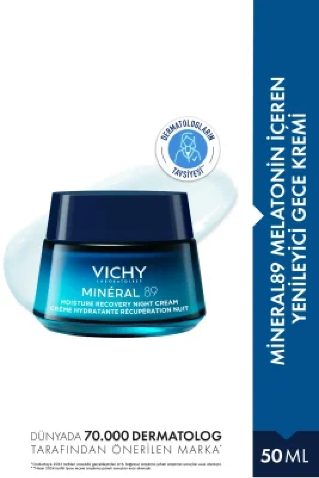 Vichy Mineral 89 Pure Melatonin Yenileyici Gece Kremi 50ml
