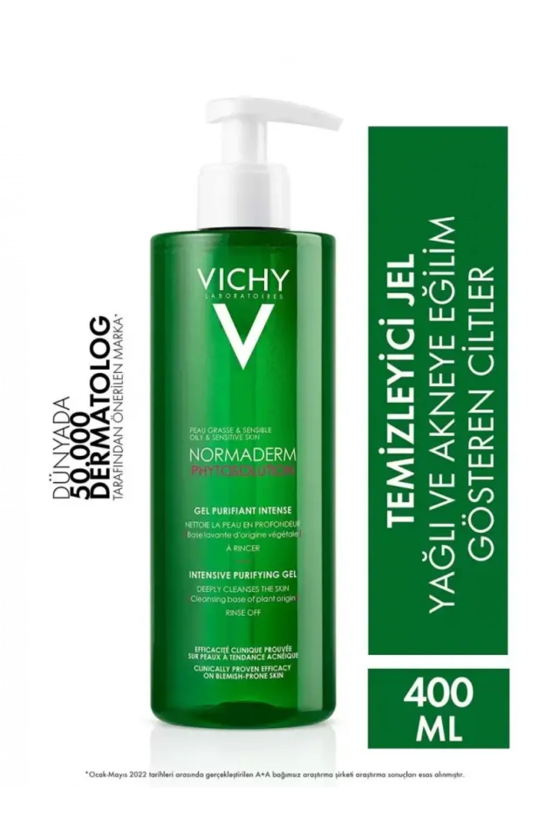 Vichy Normaderm Phytosolution Temizleyici Jel Yağlı/Akneye Eğilim Gösteren Ciltler Salisilik Asit