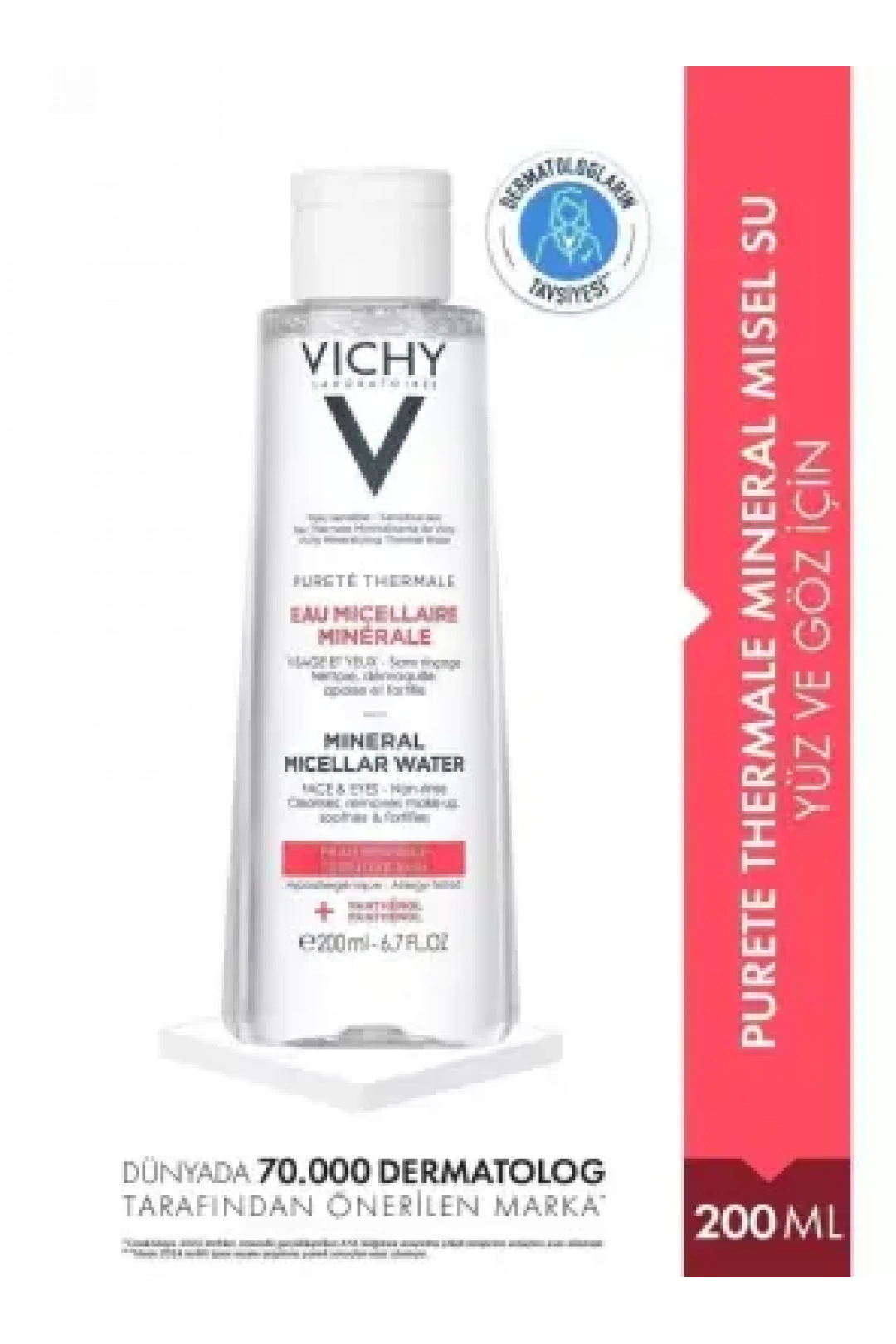 Vichy Purete Thermale Solution Micellaire Mineral Misel Su 200 ml