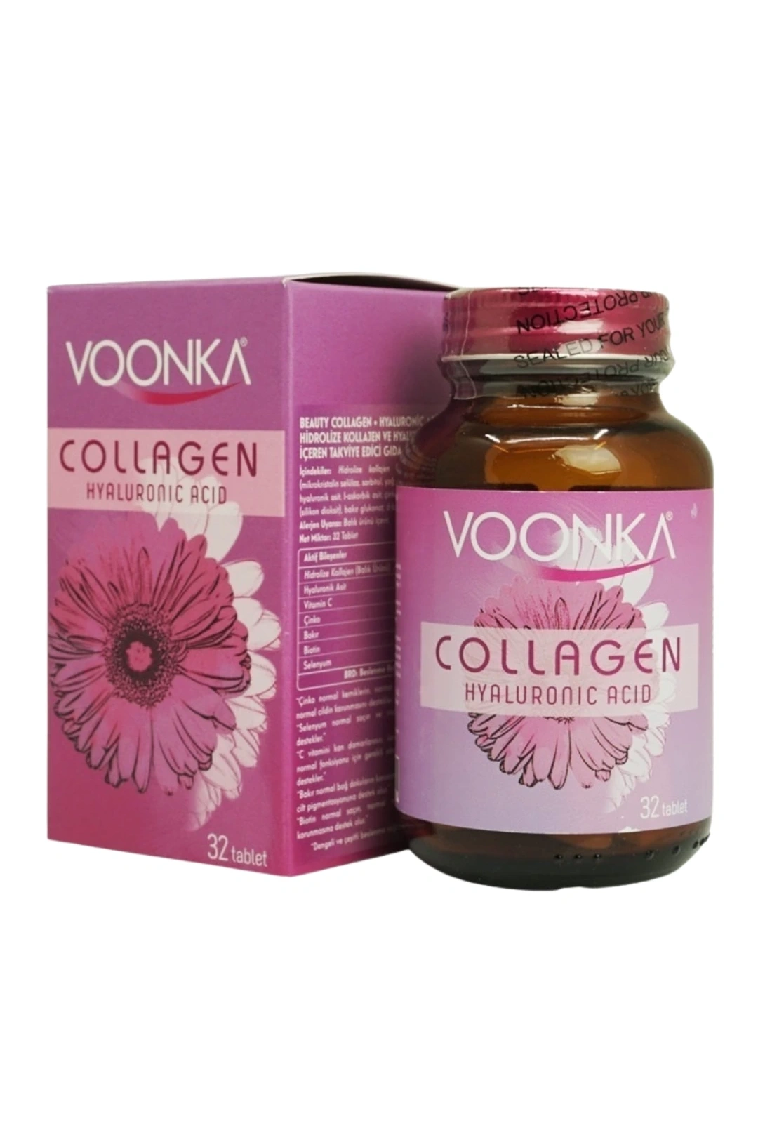Voonka Beauty Collagen Hyaluronic Acid 32 Tablet