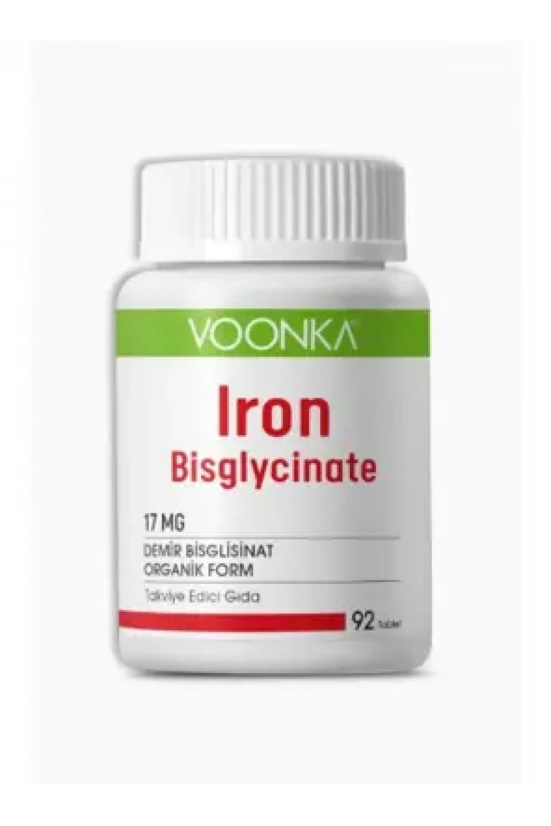 Voonka Iron Bisglycinate Demir 92 Kapsül