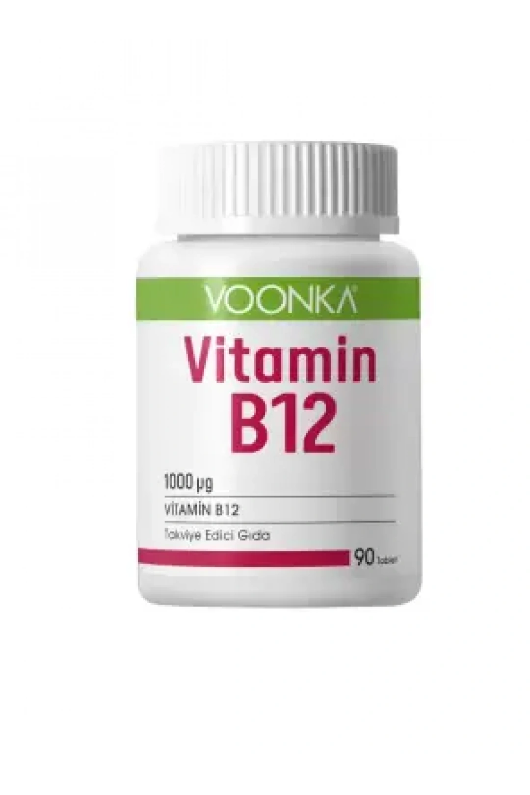 Voonka Vitamin B12 İçerikli Takviye Edici Gıda 90 Tablet