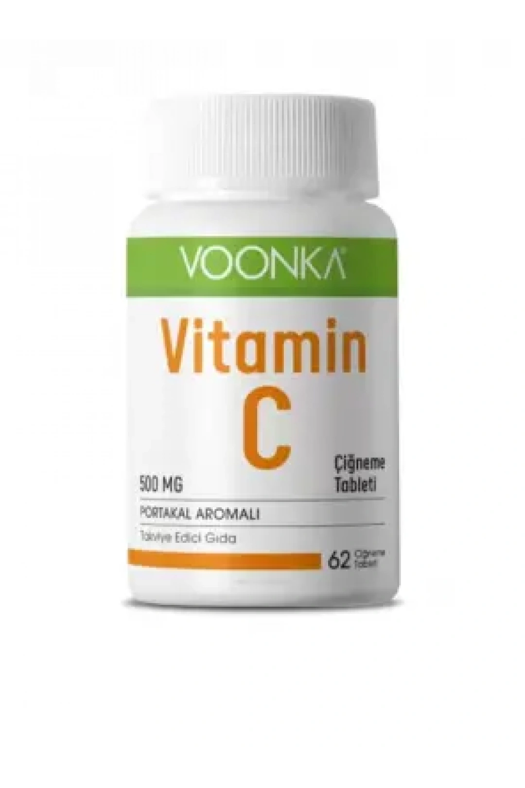 Voonka Vitamin C Çiğneme Tableti 500 Mg 62 Tablet