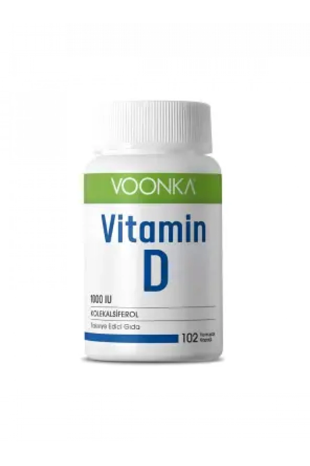 Voonka Vitamin D İçeren Takviye Edici Gıda 102 Kapsül