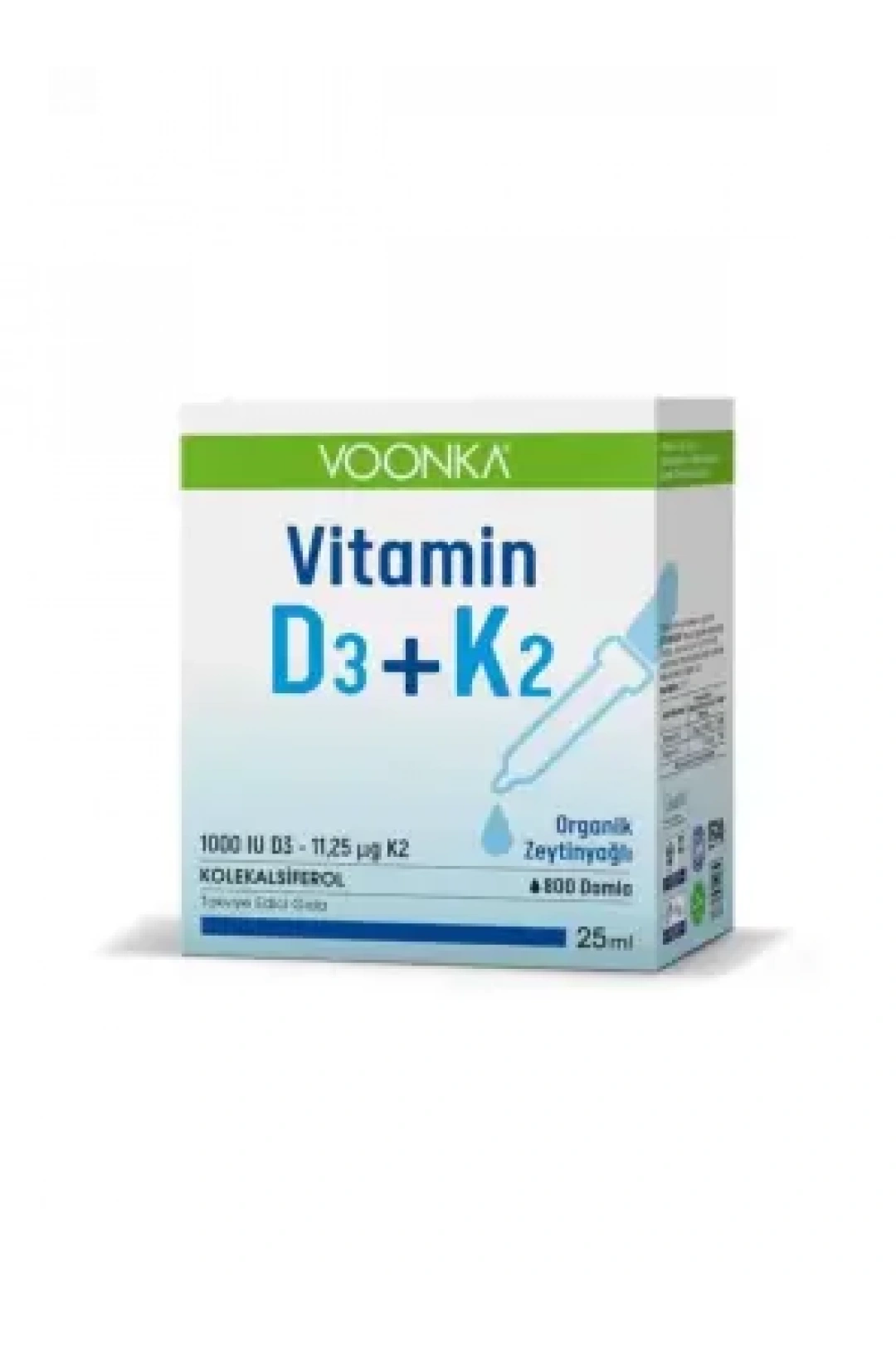 Voonka Vitamin D3+K2 Damla 25 ml