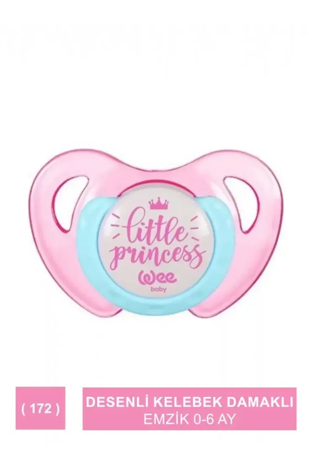 Wee Baby Desenli Kelebek Damaklı Emzik 0-6 Ay - 172 -