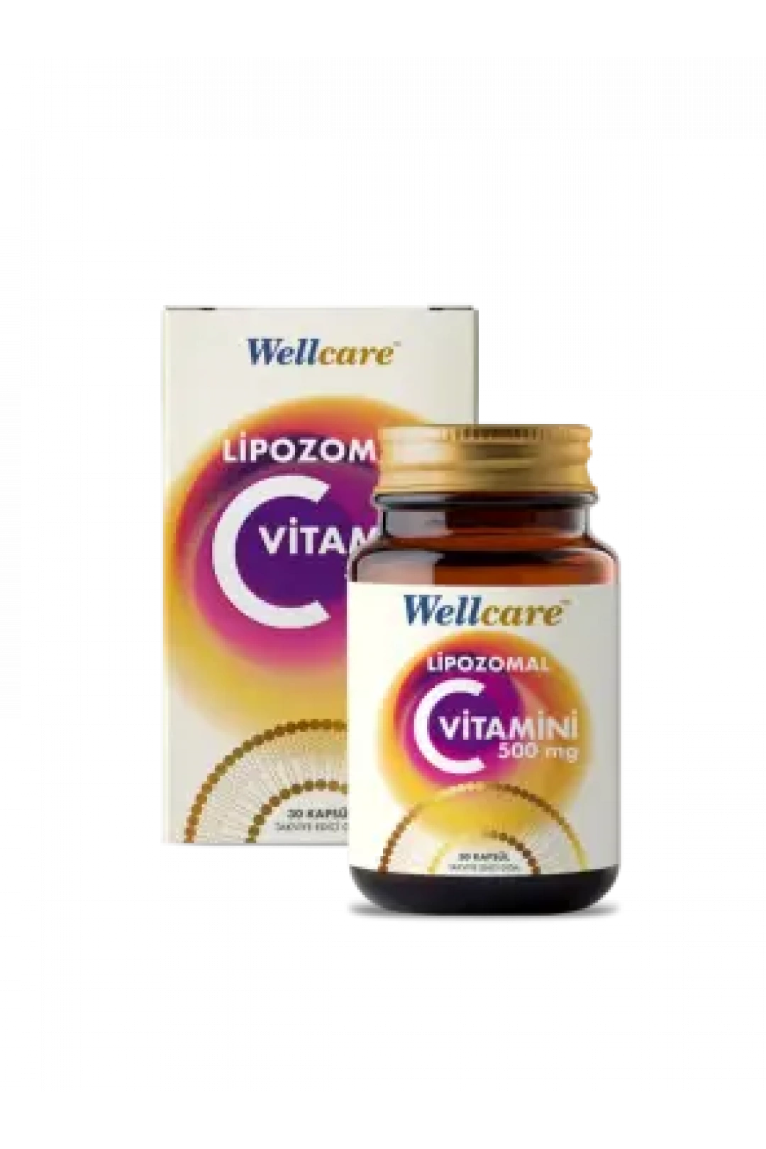 Wellcare Lipozomal Vitamin C 500mg 30 Kapsül
