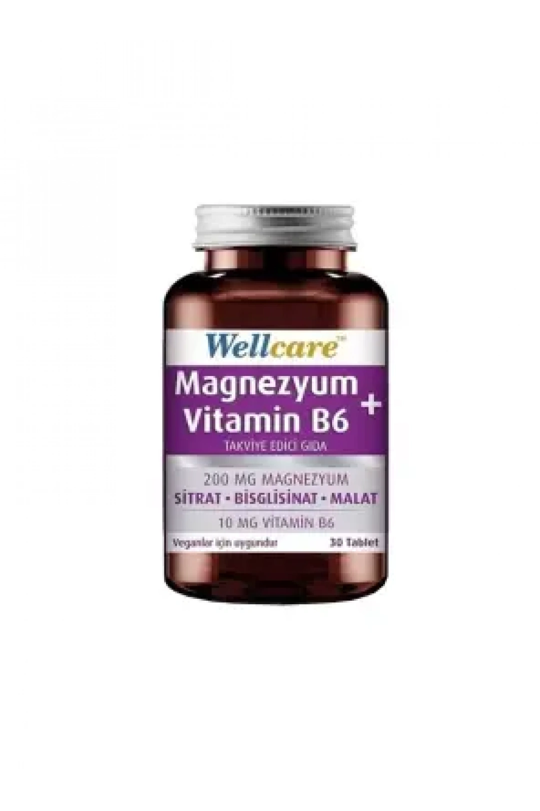 Wellcare Magnezyum B6 Vitamini 30 Tablet