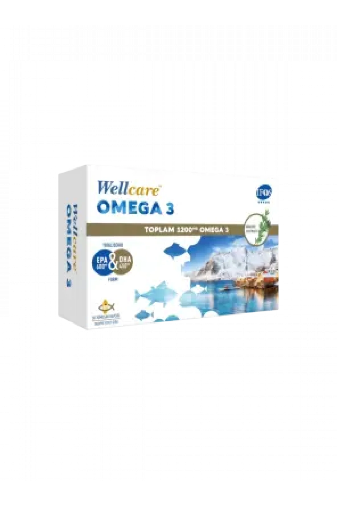 Wellcare Omega 3 1200mg Balık Yağı 30 Kapsül