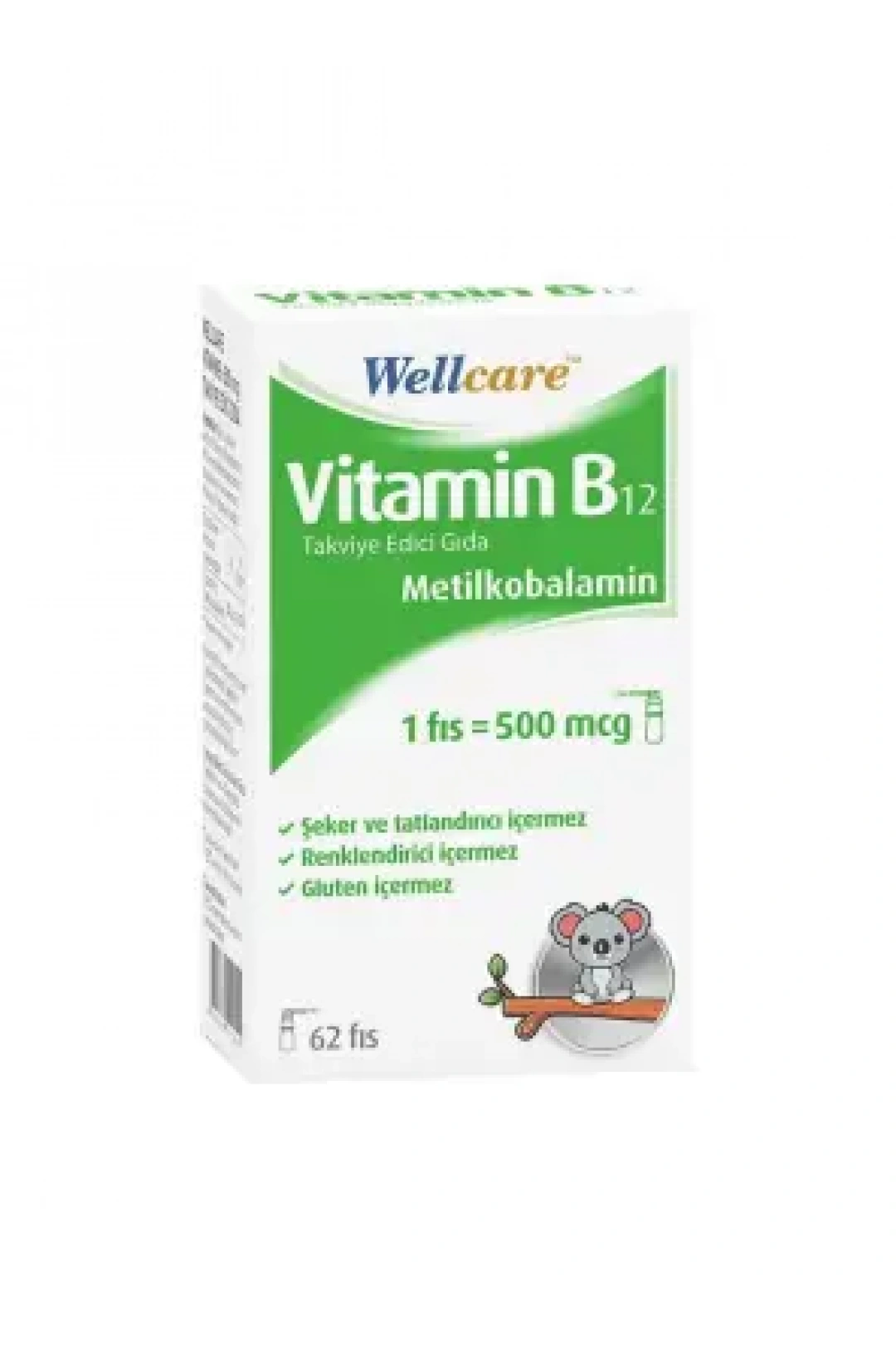 Wellcare Vitamin B12 500mcg 5 ml - 62 Puff