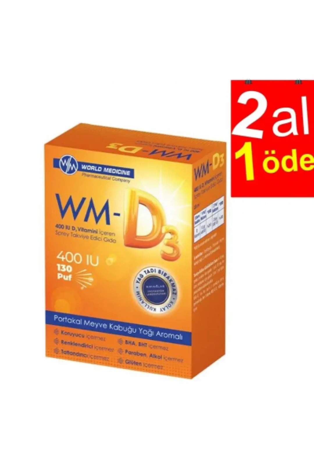 WM-D3 Vitamin D3 400IU Sprey 20 ml