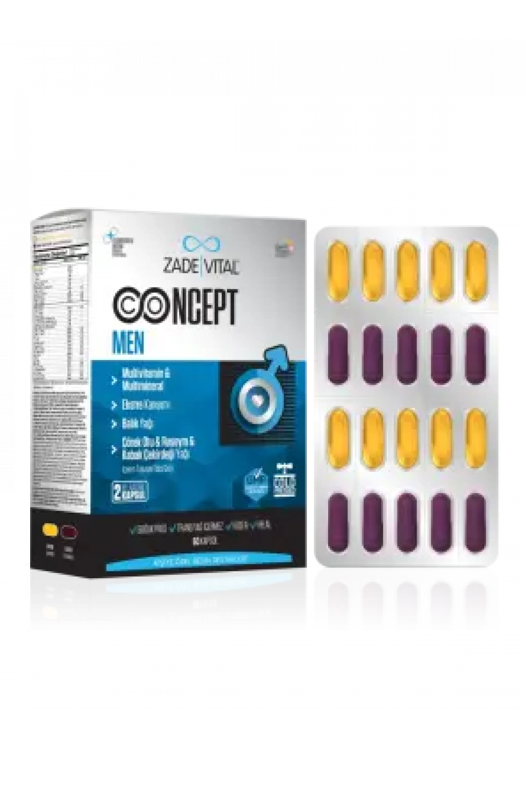 Zade Vital Concept Men 60 Kapsül