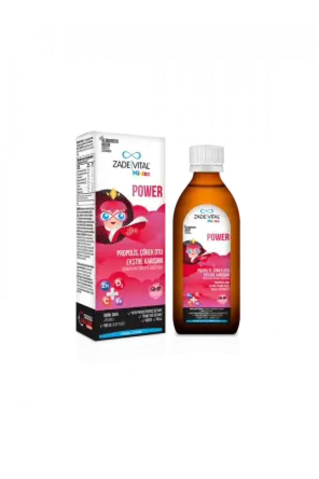 Zade Vital Miniza Power Sıvı Takviye Edici Gıda 150 ml