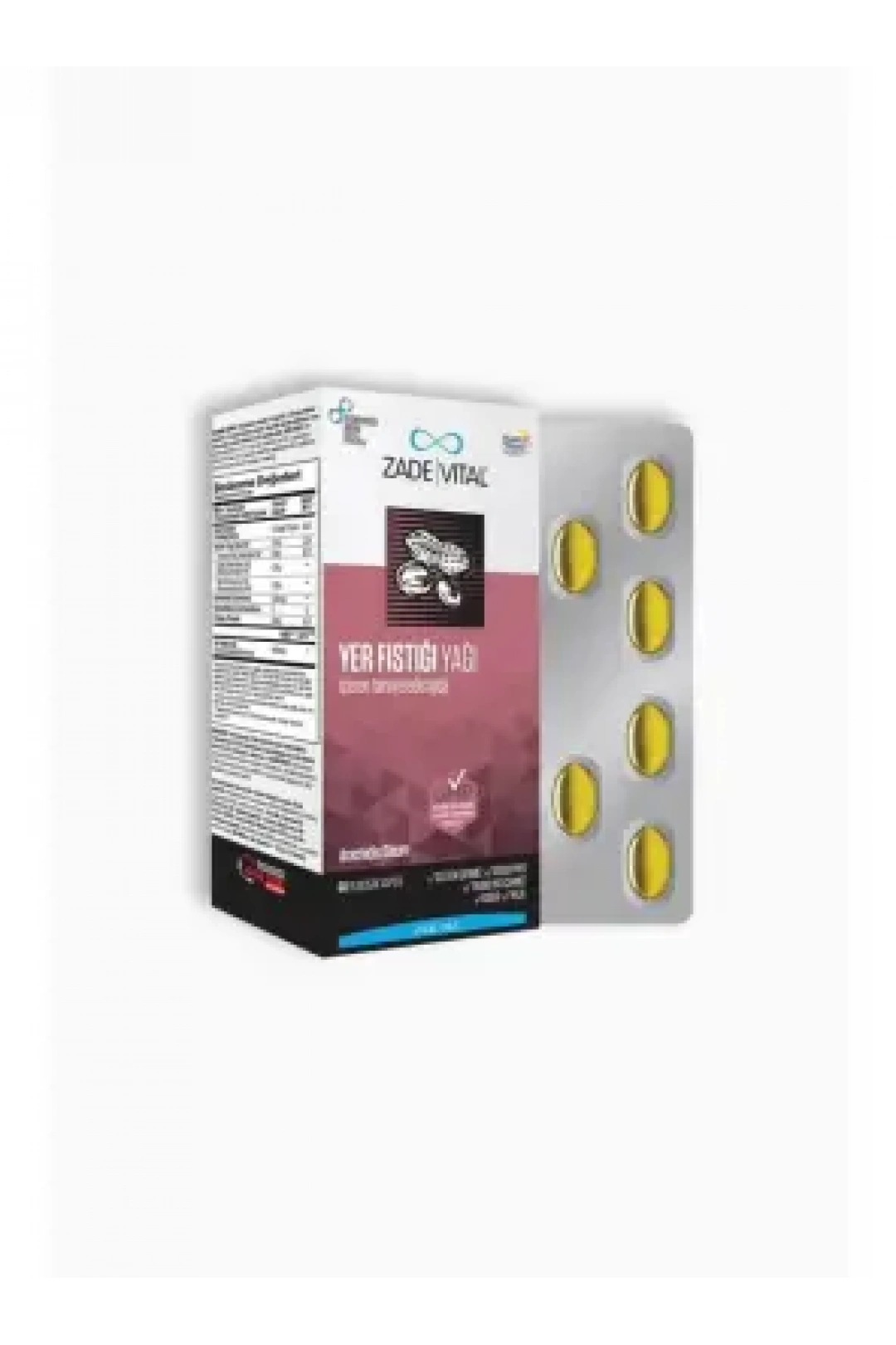 Zade Vital Yer Fıstığı Yağı 60 Yumuşak Kapsül