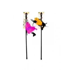 203575-Catlife Kediler İçin Oyuncak Olta Kuş Figürlü