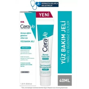Cerave Blemish Aha/Bha Akneli Ciltler İçin Yüz Bakım Jeli 40 ml