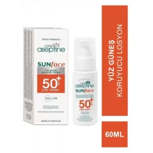 Cire Aseptine Sun Spf 50 Yüz Güneş Koruyucu Losyon 60 Ml