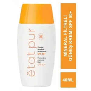 Etat Pur Protective Mineral Fluid Spf50 - Mineral Filtreli Güneş Kremi - 40ml