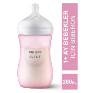 Philips Avent Natural Response PP Biberon 1m+ 260 ml - Pembe - SCY903/11-