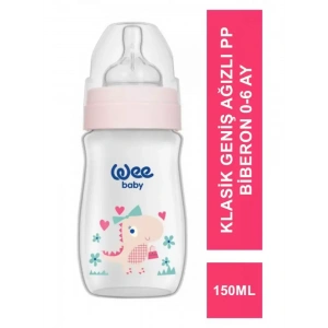Wee Baby Klasik Geniş Ağızlı PP Biberon 0-6 Ay 150 ml - 135 -