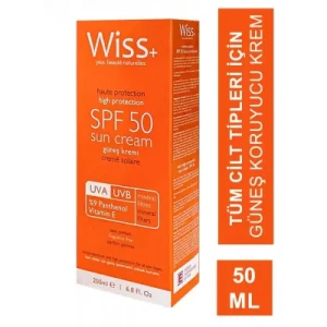 Wiss Sun Güneş Kremi Spf50+ 200 ml