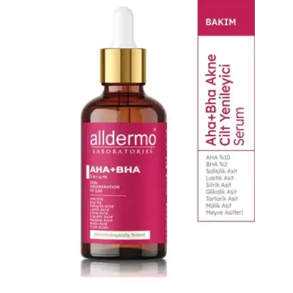 Alldermo AHA+BHA Cilt Yenileyici Serum 30 ml