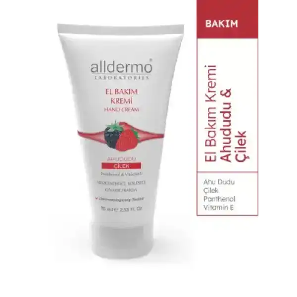 Alldermo El Bakım Kremi - Çilek - 75 ml