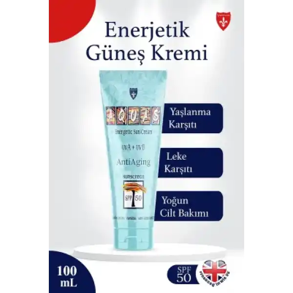 Aquas Yaşlanma Karşıtı SPF50 Güneş Kremi 100ml