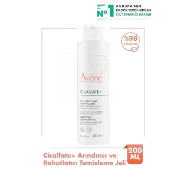 Avene Cicalfate+ Arındırıcı ve Rahatlatıcı Temizleme Jeli 200 ml