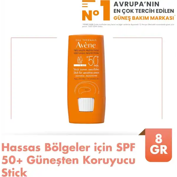 Avene Hassas Bölgeler için SPF 50+ Güneşten Koruyucu  Stick 8 gr