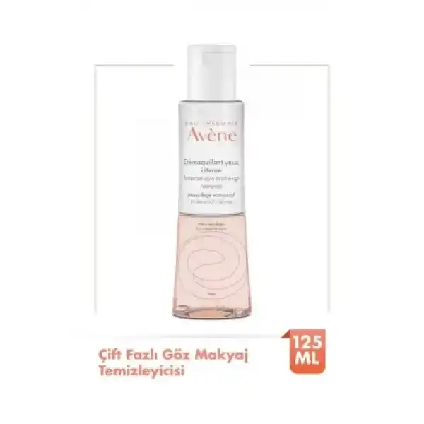 Avene Intense Eye Make-Up Remover Çift Fazlı Göz Makyaj Temizleyicisi 125 ml