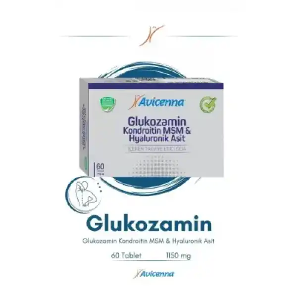 Avicenna Glukozamin & Kondroitin & MSM & Hyaluronik Asit 60 Tablet