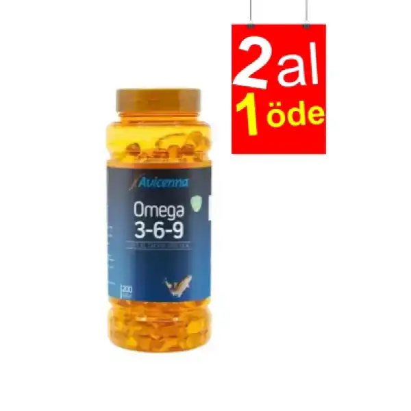 Avicenna Omega 3-6-9 200 Yumuşak Kapsül - 2AL1ÖDE