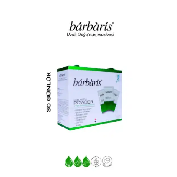 Barbaris Collagen Powder Three Peptıdes Complex 30 Saşe