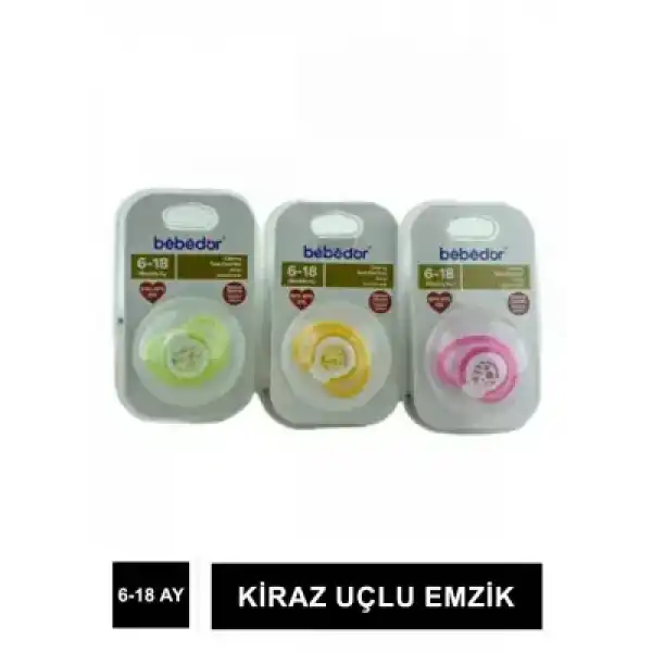 Bebedor Kiraz Uç Emzik Cherry No:2 6-18Ay -102-