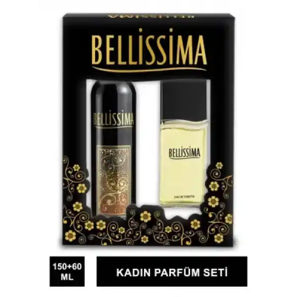 Bellissima Kadın Parfüm Seti EDT Parfüm 60ml + Deodorant 150ml