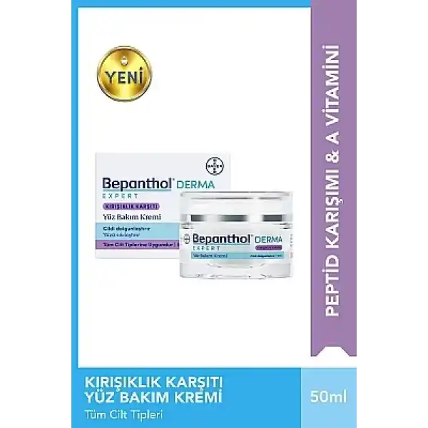 Bepanthol Derma Expert Kırışıklık Karşıtı Yüz Bakım Kremi 50 ml