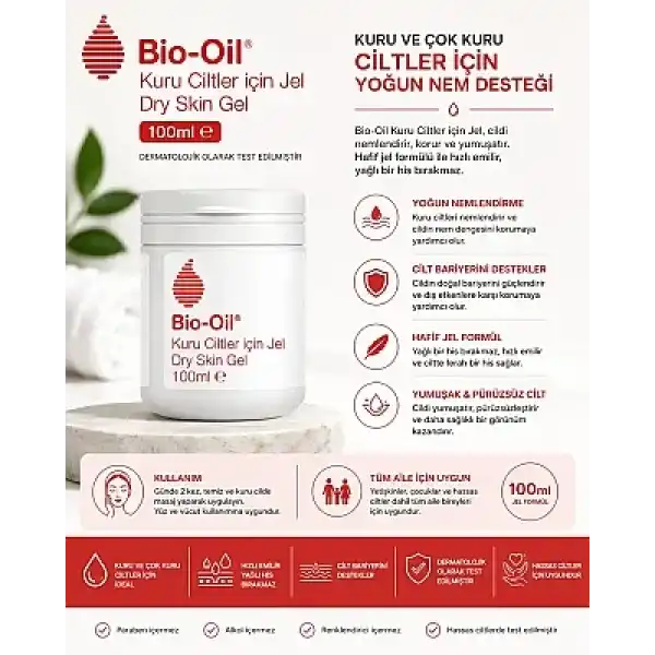 Bio-oil kuru cilt için jel 100ml