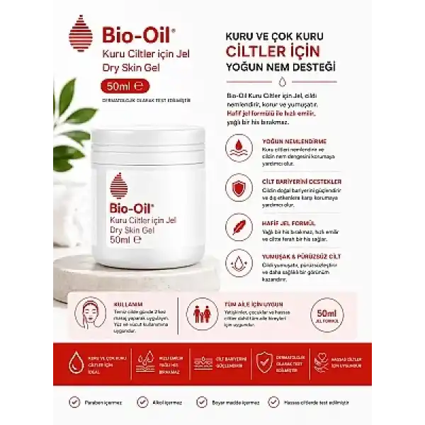 Bio-oil kuru cilt için jel 50ml