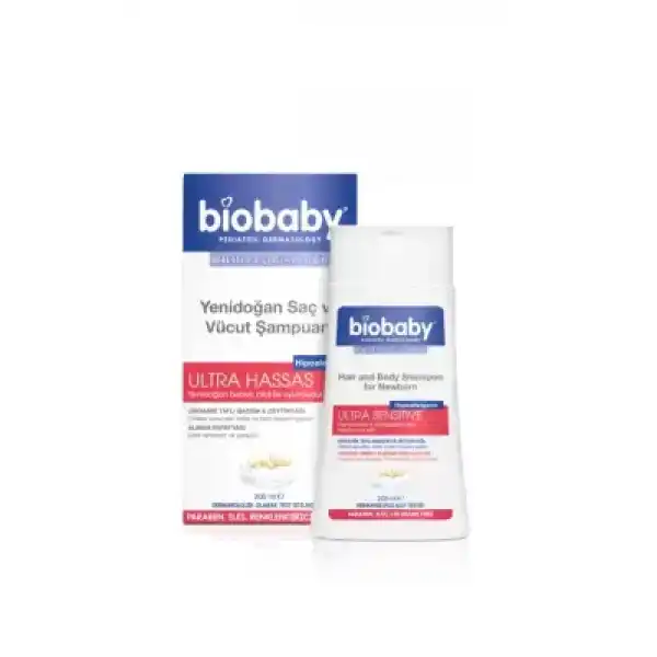 Biobaby Yenidoğan Saç ve Vücut Şampuanı 200 ml