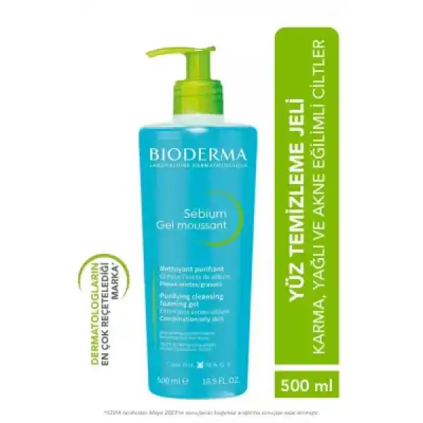 Bioderma Sebium Foaming Gel 500 ml