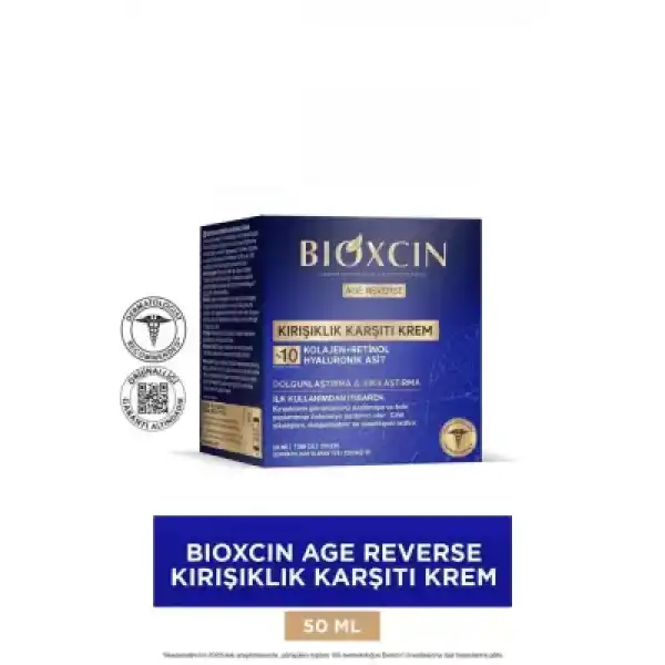 Bioxcin Age Reverse Kırışıklık Karşıtı Krem 50 ml
