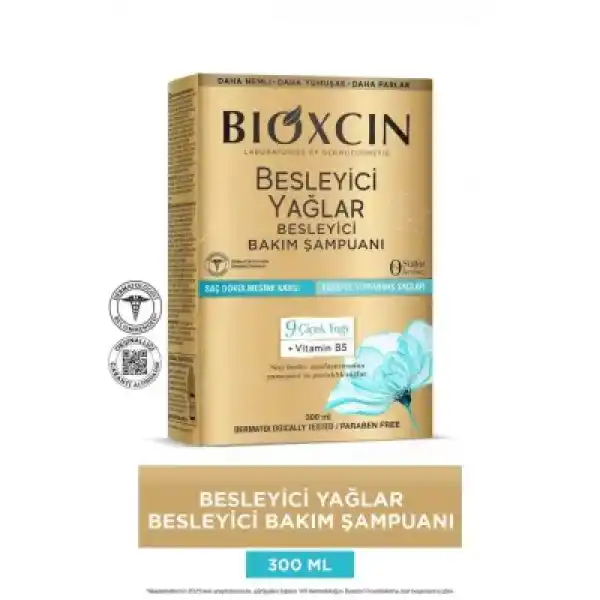 Bioxcin Besleyici Yağlar Bakım Şampuanı 300 ml - Kuru&Yıpranmış Saçlar