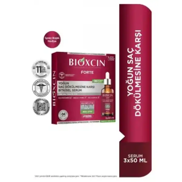 Bioxcin Forte 3lü Serum 3 x 50 ml